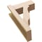 Ekena Millwork 6-in W x 14-in D x 22-in H Funston Block Rough Cedar Woodgrain TimberThane Outlooker, Primed Tan OUTUR060X14X22FST44RCPR - alternate 5